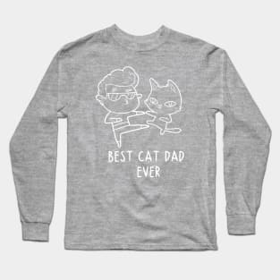 BEST CAT DAD EVER Long Sleeve T-Shirt